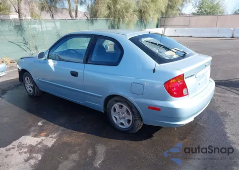 2004 Hyundai Accent Gl/Gt from USA, damaged, VIN KMHCG35C14U314148